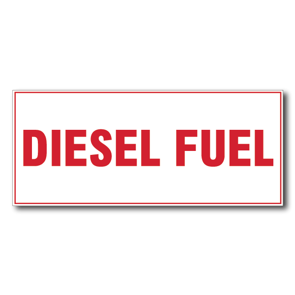 Diesel Fuel Decal
